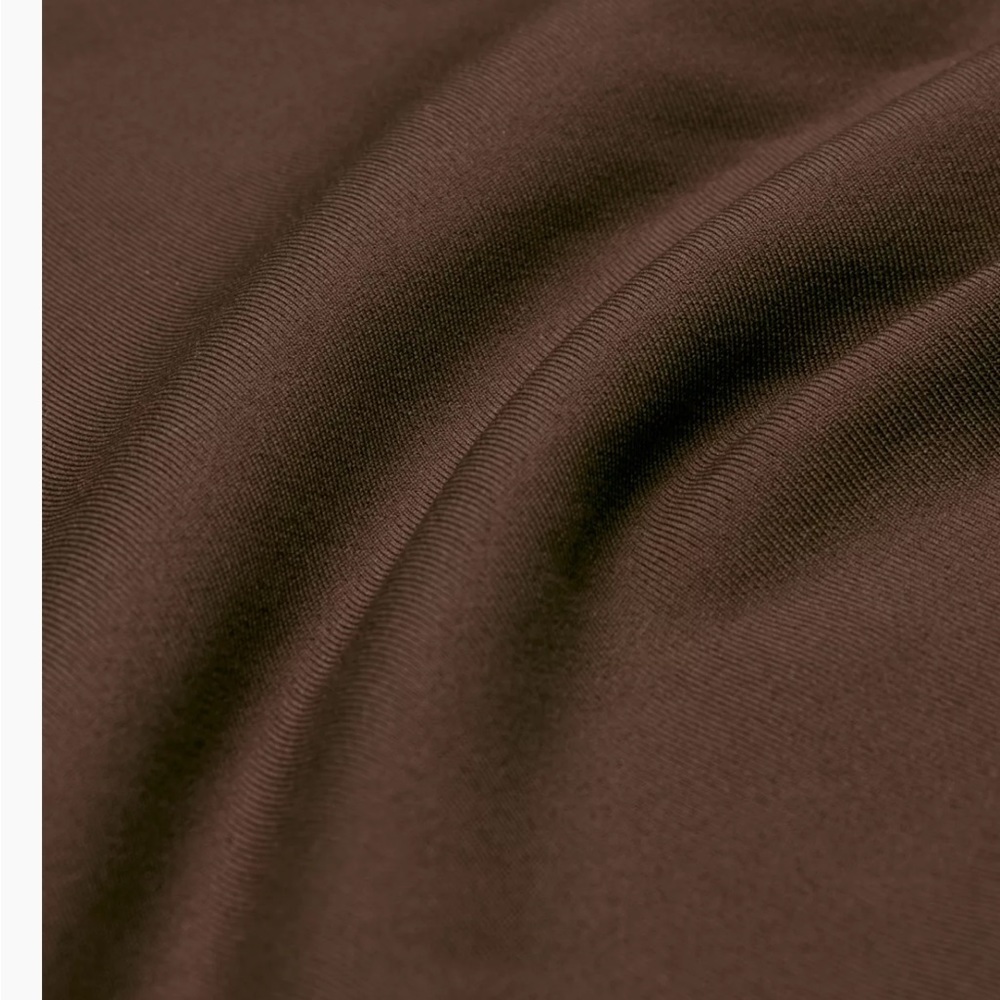 Babaton Contour Off-Shoulder Longsleeve Bodysuit NWT. 2XL. Rich chocolate brown. - Picture 3 of 8